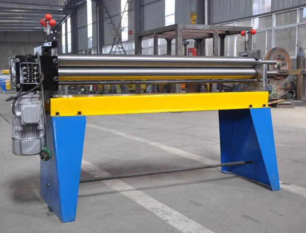 Rawnd Kanal Slip Roll Magna Elettriku 3 Rolls Pjanċa Rolling Magna